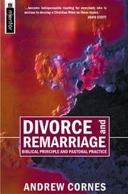 Divorce and Remarriage by Andrew Cornes