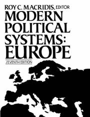 Cover of: Modern Political Systems by Macridis, Roy C.