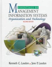 Cover of: Essentials of management information systems by Kenneth C. Laudon