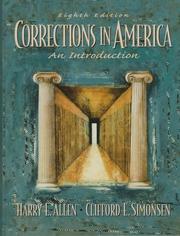 Cover of: Corrections in America by Harry E. Allen, Clifford E. Simonsen, Harry E. Allen