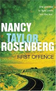 Cover of: First Offence by Nancy Taylor Rosenberg