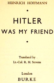 Cover of: Hitler was my friend