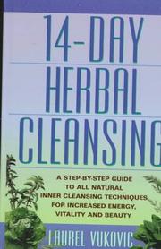 Cover of: 14-day herbal cleansing by Laurel Vukovic