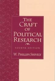 Cover of: The craft of political research by W. Phillips Shively