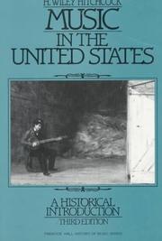 Cover of: Music in the United States: a historical introduction