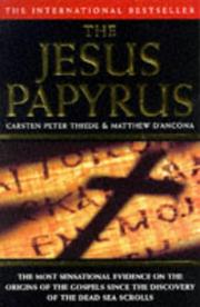 Jesus Papyrus by Carsten Pete Thiede, Matthew D'ancona