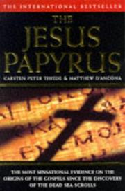 Cover of: The Jesus Papyrus by Carsten Pete Thiede, Matthew D'ancona