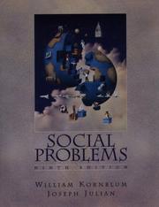 Cover of: Social problems by William Kornblum