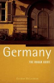 Cover of: Germany by Gordon McLachlan, John Gawthrop, Jack Holland, Natascha Norton