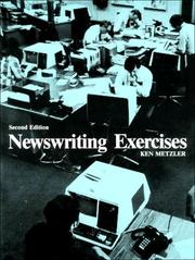 Cover of: Newswriting exercises