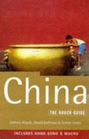 Cover of: China: Including Hong Kong and Macau by Jeremy Atiyah, David Leffman, Simon Lewis