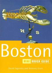 Cover of: Boston: A Rough Guide, First Edition (Rough Guide (Pocket))