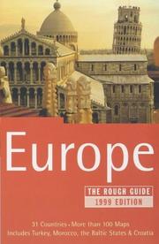 Cover of: Europe 1999 | Rough Guides