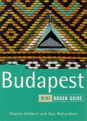 Cover of: The Mini Rough Guide to Budapest 1st Edition (Rough Guide Mini Guides)