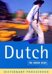 Cover of: The Rough Guide to Dutch Dictionary Phrasebook (Rough Guide Phrasebooks)