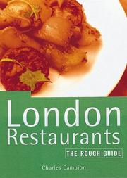 Cover of: The Rough Guide to London Restaurants (London (Rough Guides), 1999)