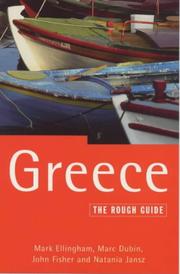 Cover of: The Rough Guide to Greece, 8th (Greece (Rough Guides)) by Mark Ellingham, Marc Dubin, Natania Jan