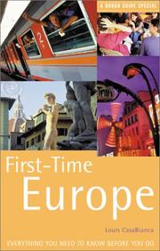 Cover of: First-Time Europe by Louis CasaBianca, Lou CasaBianca