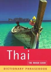 Cover of: The Rough Guide: Thai Dictionary Phrasebook (Rough Guide Phrasebooks)