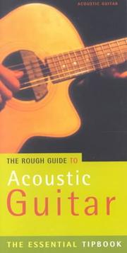 Cover of: The Rough Guide to Acoustic Guitar Tipbook by Rough Guides