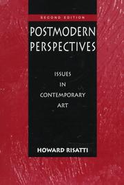 Cover of: Postmodern Perspectives: Issues in Contemporary Art