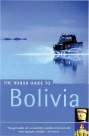 Cover of: The Rough Guide to Bolivia