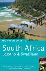Cover of: The Rough Guide to South Africa, Lesotho & Swaziland 3 (Rough Guide Travel Guides) by Tony Pinchuck, Barbara McCrea, Donald Reid