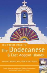 Cover of: The Rough Guide to the Dodecanese and the East Aegean Islands