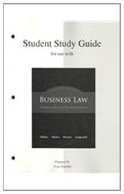 Cover of: Student Study Guide to accompany Business Law