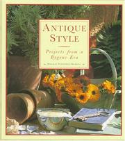 Cover of: Antique Style: Projects from a Bygone Era