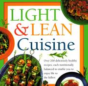 Cover of: Light and Lean Cuisine by Anne Sheasby