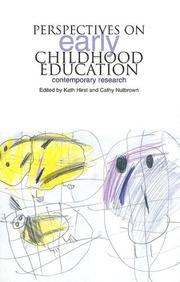 Cover of: Perspectives on Early Childhood Education by 