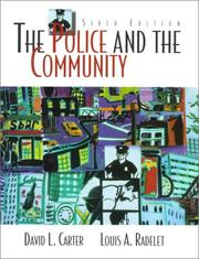 Cover of: The police and the community