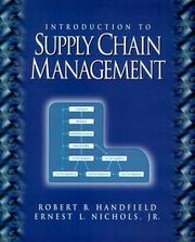 Cover of: Introduction to supply chain management