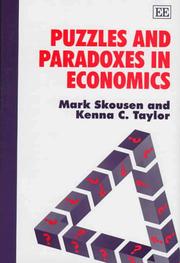 Cover of: Puzzles and paradoxes in economics