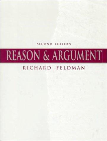 Reason and argument by Feldman, Richard