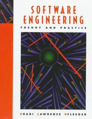 Cover of: Software engineering by Shari Lawrence Pfleeger