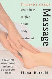 Cover of: Massage Therapy Cards: Learn How to Give a Full Body Treatment