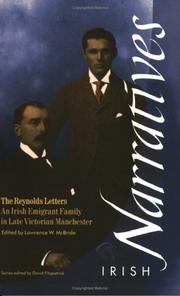 Cover of: The Reynolds Letters: An Irish Emigrant Family in Late Victorian Manchester (Irish Narrative Series)