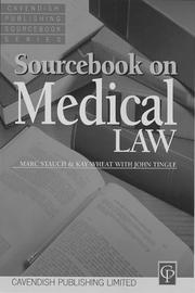 Cover of: Medical Law (Sourcebook)