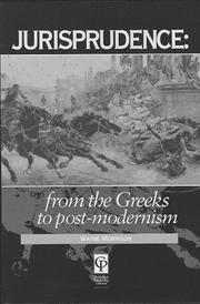 Cover of: Jurisprudence: from the Greeks to post-modernism