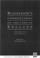 Cover of: Blackstone's Commentaries on The Laws of England Volumes I-IV