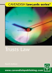 Cover of: Trusts Lawcard (Lawcards)