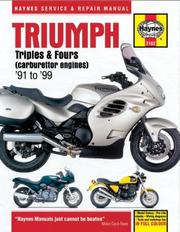 Cover of: Triumph Triples & Fours (carburettor engines) '91 to '99