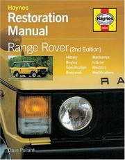 Cover of: Restoration Manual Land Rover (Restoration Manuals) by Dave Pollard
