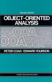 Cover of: Object-oriented analysis