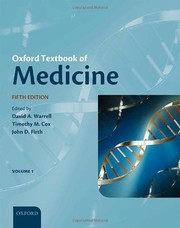 Cover of: Oxford Textbook of Medicine by David A. Warrell, Timothy M. Cox, John D. Firth