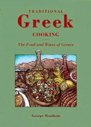 Cover of: Traditional Greek Cooking by George Moudiotis