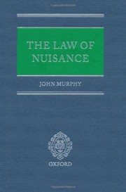 Cover of: The Law of Nuisance