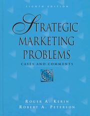 Cover of: Strategic marketing problems | Roger A. Kerin